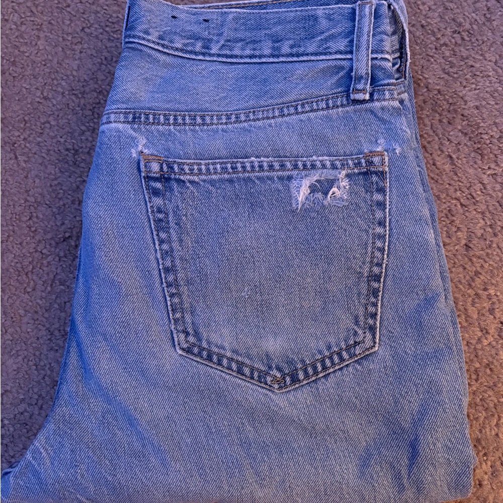 GAP Women's Boyfriend Jeans - Light Blue